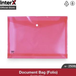 

~@~@~@~@] Folder One Map PLASTIK Kancing w/ Spine (Document Bag) Per Lusin