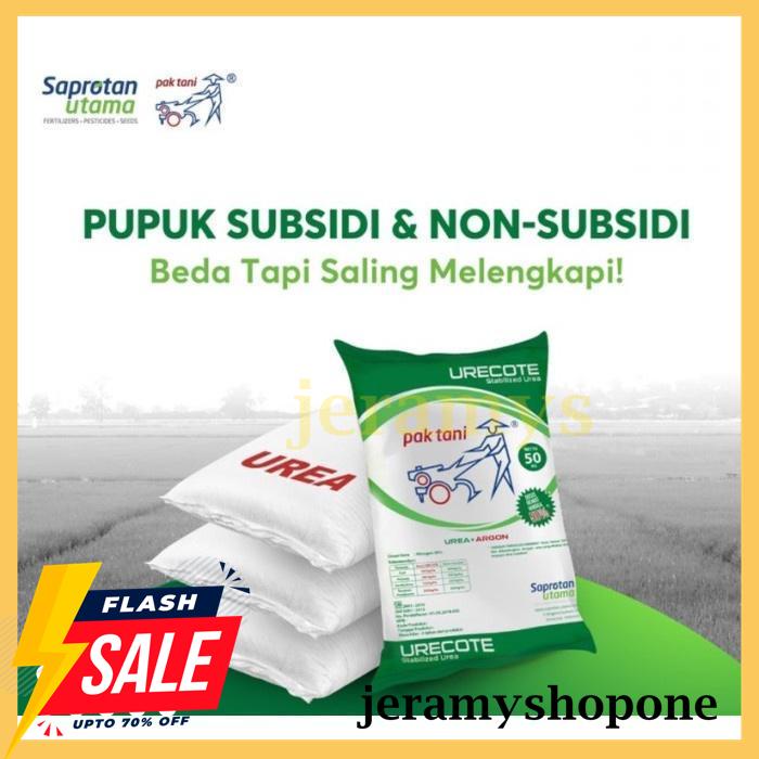 TERBAIK URECOTE PUPUK UREA HIJAU + ARGON PAK TANI 