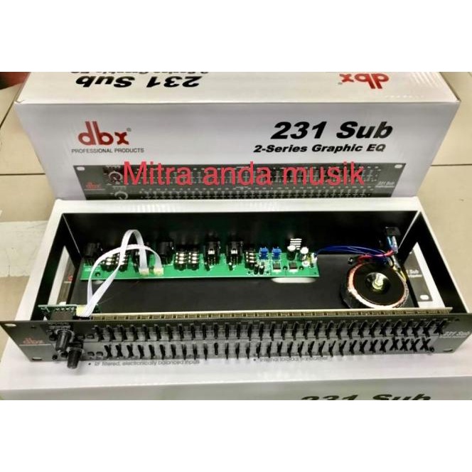 Baru equalizer dbx 231 sub 31 band sub out travo donat Top 836