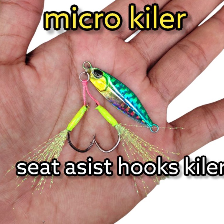 HGSP3384  micro jig 10g micro jig 10 gram micro jig 7g micro jig 15g 20g metal jig kiler umpan jig u