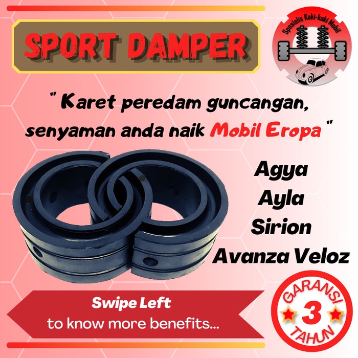 Sport Damper Dumper Shock Per Mobil Agya Ayla Sirion Avanza Veloz Kode My 080