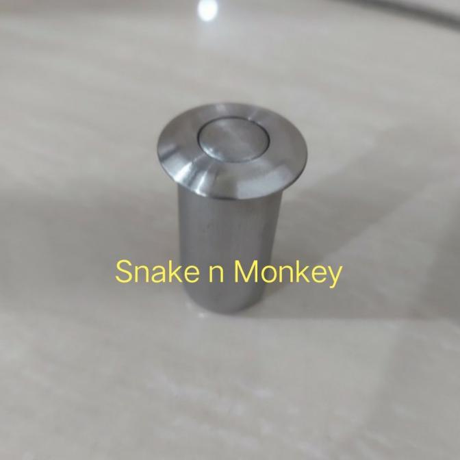 Ready oke] Lubang pasir - Lobang grendel tanam penutup lantai stainless steel