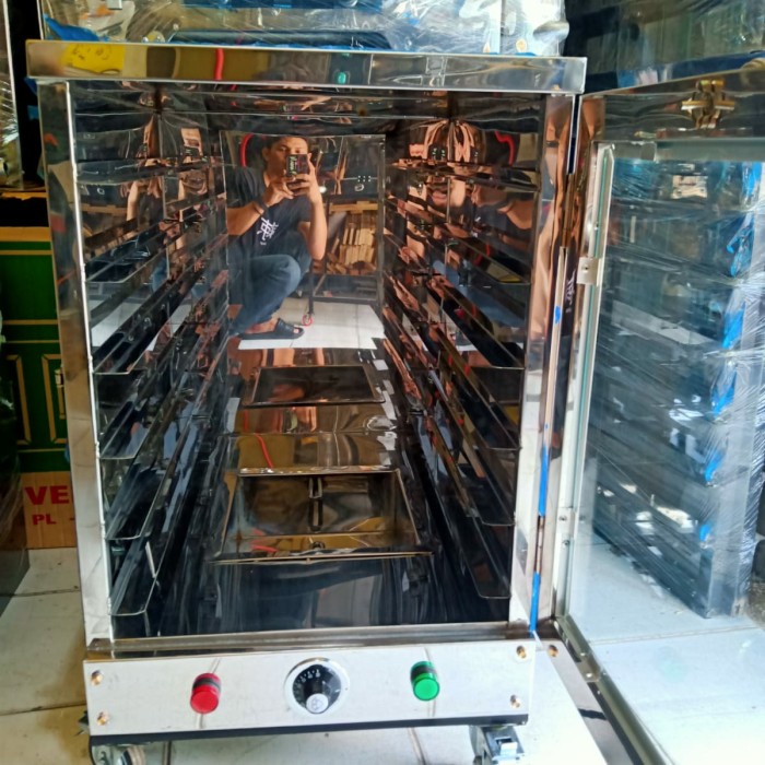 Oven Proofer Listrik Stainless Bima Berkah Susun 6
