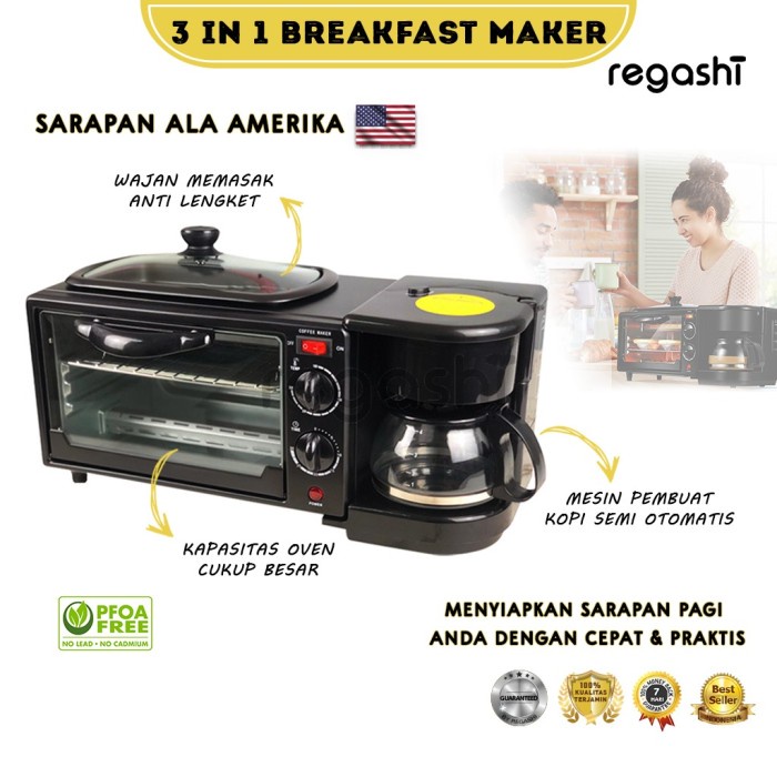 Regashi 3 In 1 Multifunction Electric Oven