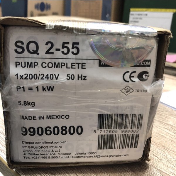 Pompa Submersible Grundfos Sq 2-55