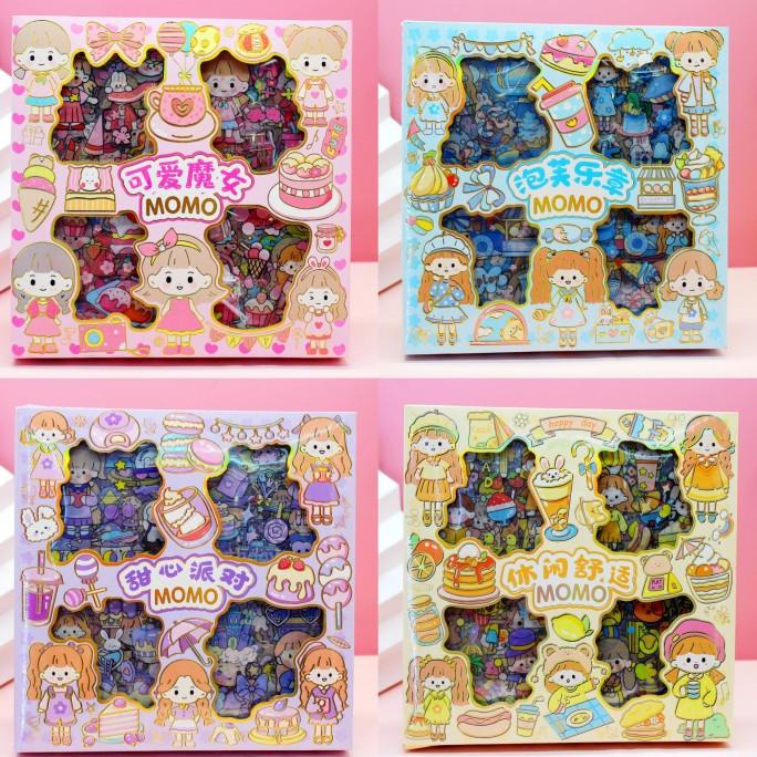 

Aksesoris Stiker Pet Korea Momo 100 Lembar Murah Cutting Sticker Murah Grosir Limited Edition