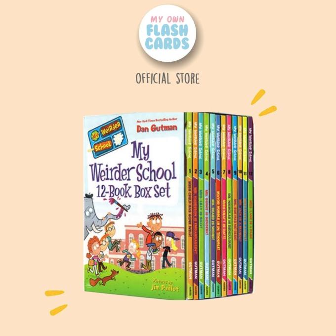 

Big Sale My Weirder School 12 Box Set Dan Gutman English Imported Children Book Terbaik