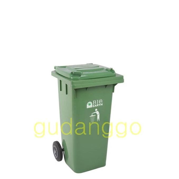 Tempat Sampah Bio 120 Liter 2012 Green Leaf Dustbin Roda