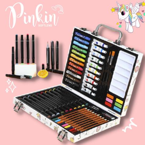 

New Crayon Set Koper 54 Pcs Cat Warna Perlengkapan Sekolah Menggambar Anak Berkualitas