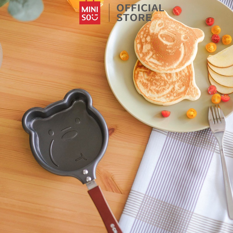 ★★★ TNs MINISO Wajan Anti Lengket We Bare Bear Penggorengan Mini Fry Pan Teflon Mini Kue Pan Telur G