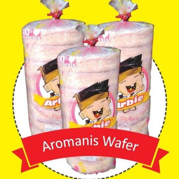 

9.9 sale AROMANIS WAFER ARBIE FOOD / RAMBUT NENEK / HARUM MANIS / ARUM MANIS / ARUMMANIS / GULALI AROMANIS