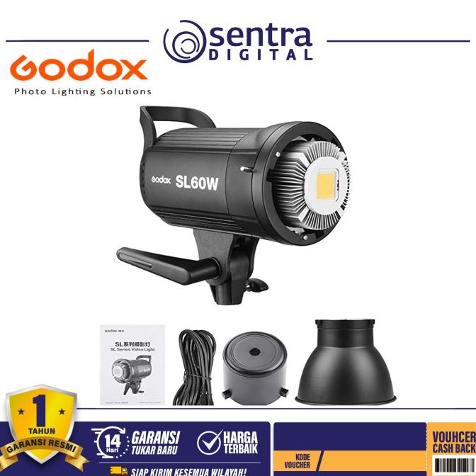 BARU  Godox LED SL60 W / Godox SL 60 W / Godox SL60 / Godox SL 60 Grs Resmi