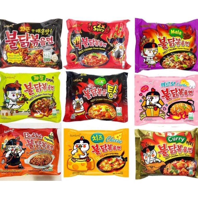 

BCDF9052 PROMO Mie Samyang Halal Semua Varian - Samyang Green Hot Chicken Ramen - Samyang Carbonara/ Samyang Cheese/ Samyang Jjajangmyeon