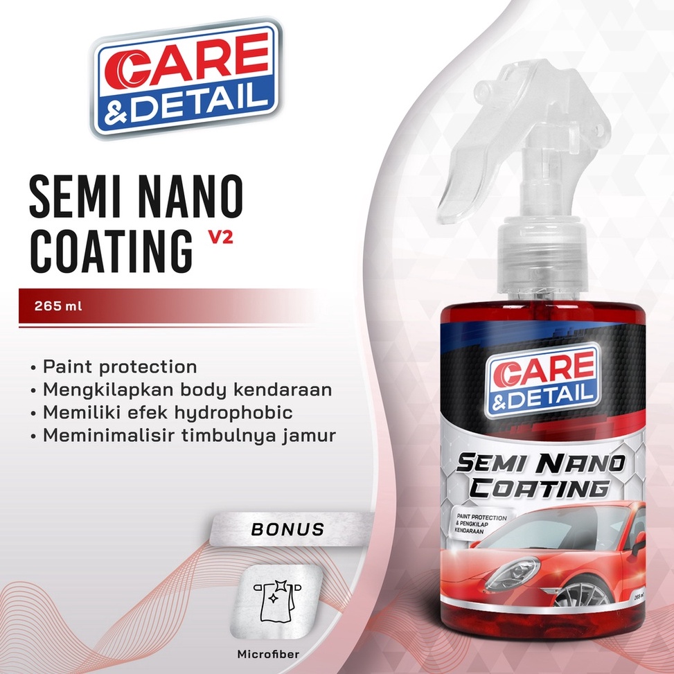 Terlaris.. Pengkilap / Coating Body Mobil Motor by Care & Detail | SEMI NANO COATING