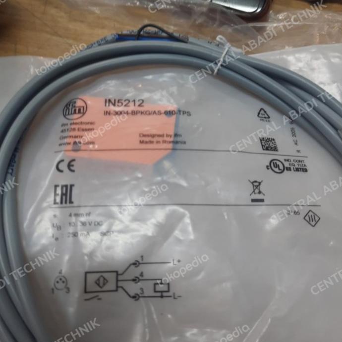 Ifm Type In5212 Ifm Electronic 45128 Original