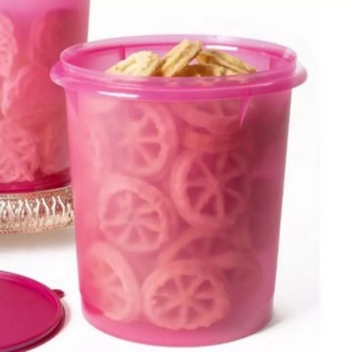 Tupperware Giant Canister Toples Krupuk 8,4Ltr Gold