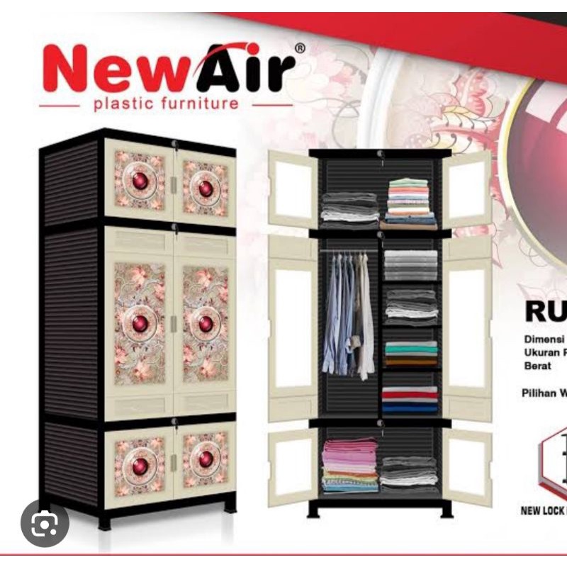 NEW AIR LP032 LEMARI PLASTIK