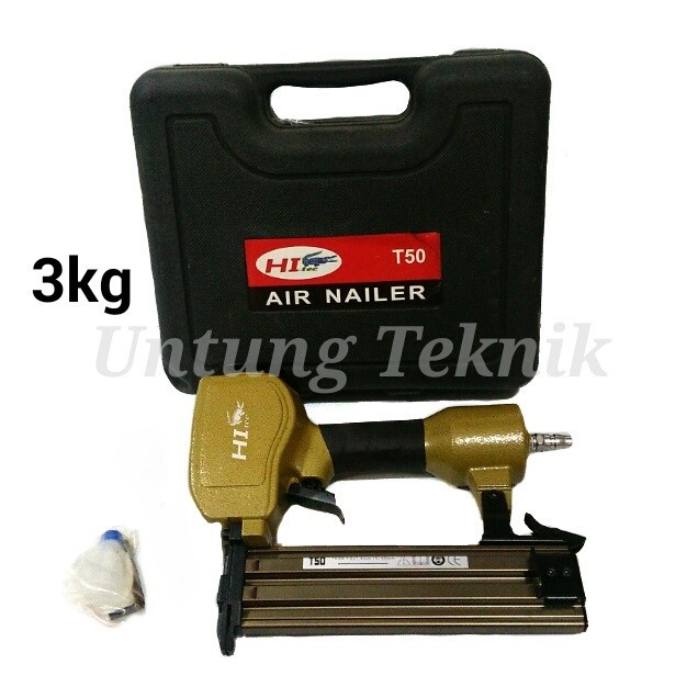 Hi-Tech Air Nailer T50 untuk palet - Alat Paku Tembak angin