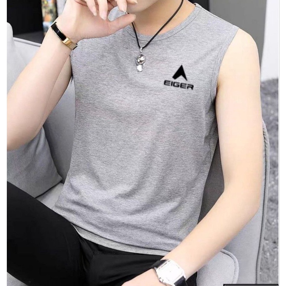 Terkini COD.SINGLET.Kaos Singlet Dewasa/Singlet Motif Logo,Kaos Tanktop Pria/Kaos Tanpa Lengan,Singl