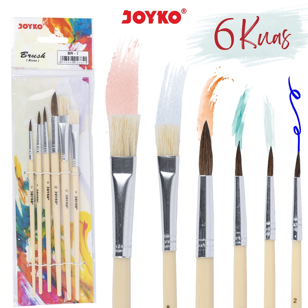 

Top Seller Brush Kuas Cat Air Lukis Acrylic Joyko BR-1