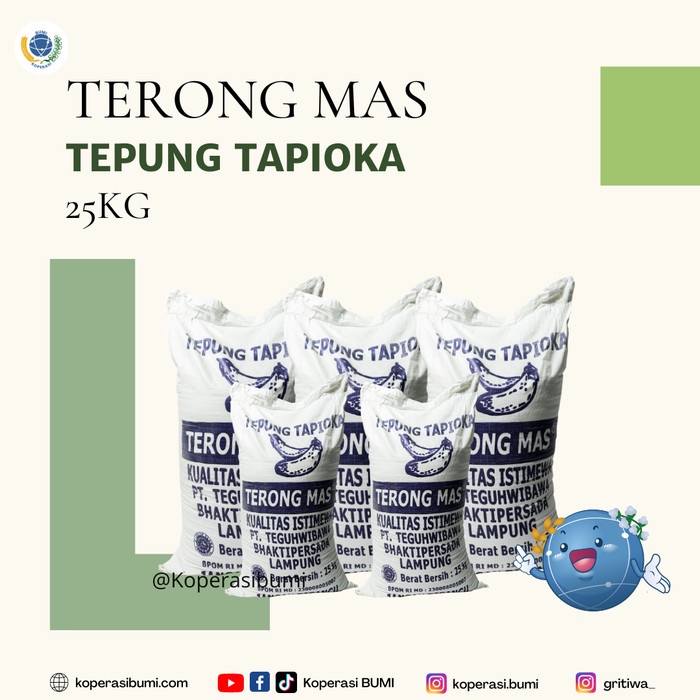 

Terlaris Tepung Tapioka / Aci Terong Mas