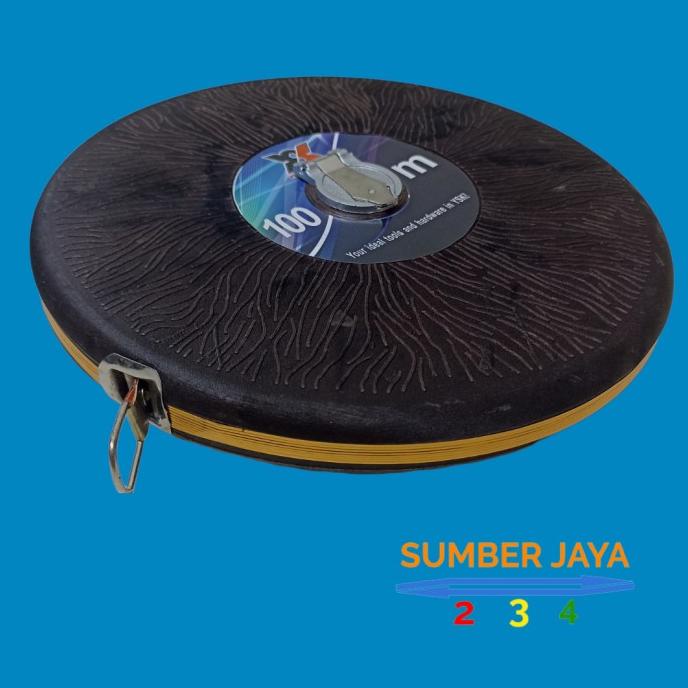 Buruan beli] Meteran Bulat 100 M Meteran Kain Meteran Tanah Meteran Fiber TERMURAH
