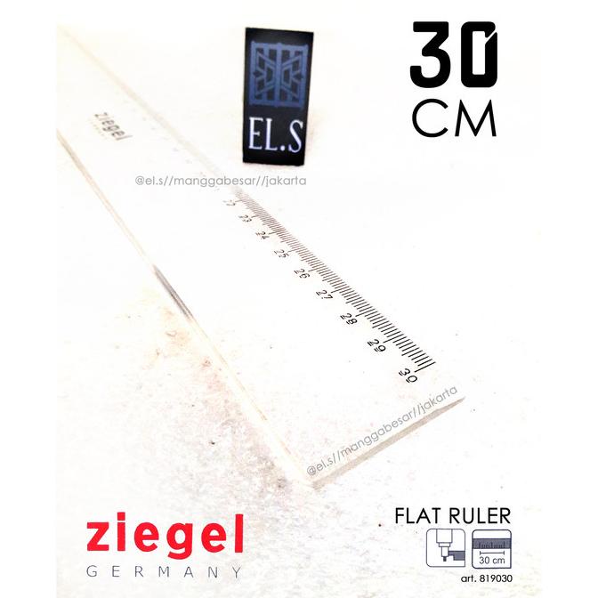 

Ziegel Flat Ruler 30 Cm (Penggaris)