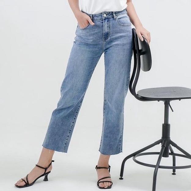 Mississippi Celana Denim Panjang Wanita I31000052M Biru