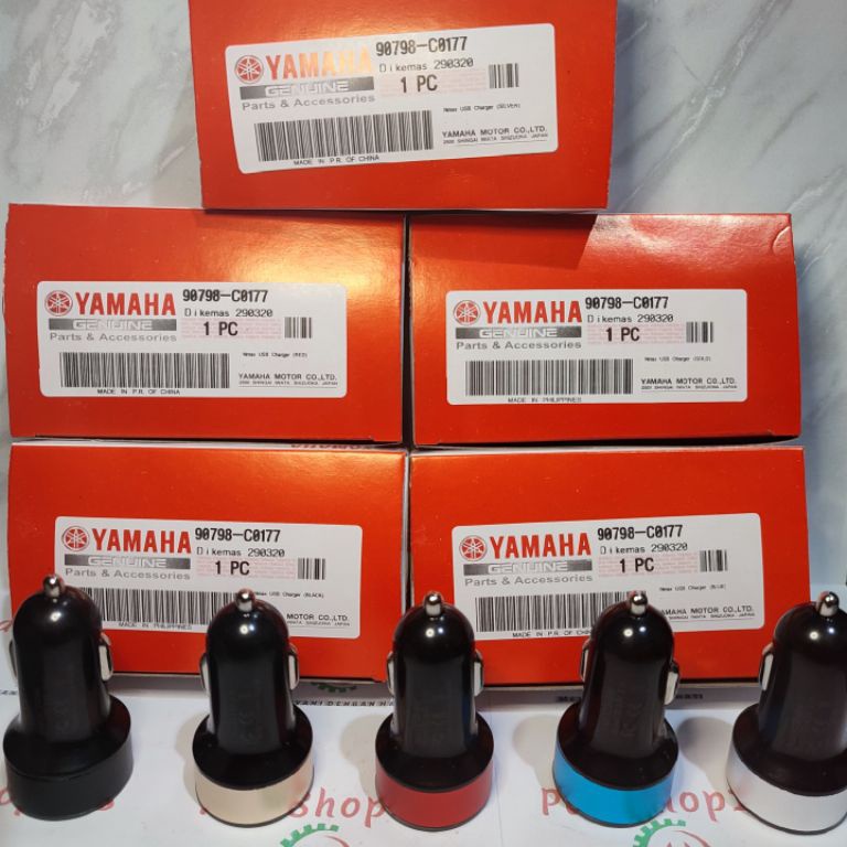 MURAH CHARGER motor mobil 2port USB HP 2in1 Yamaha NMax