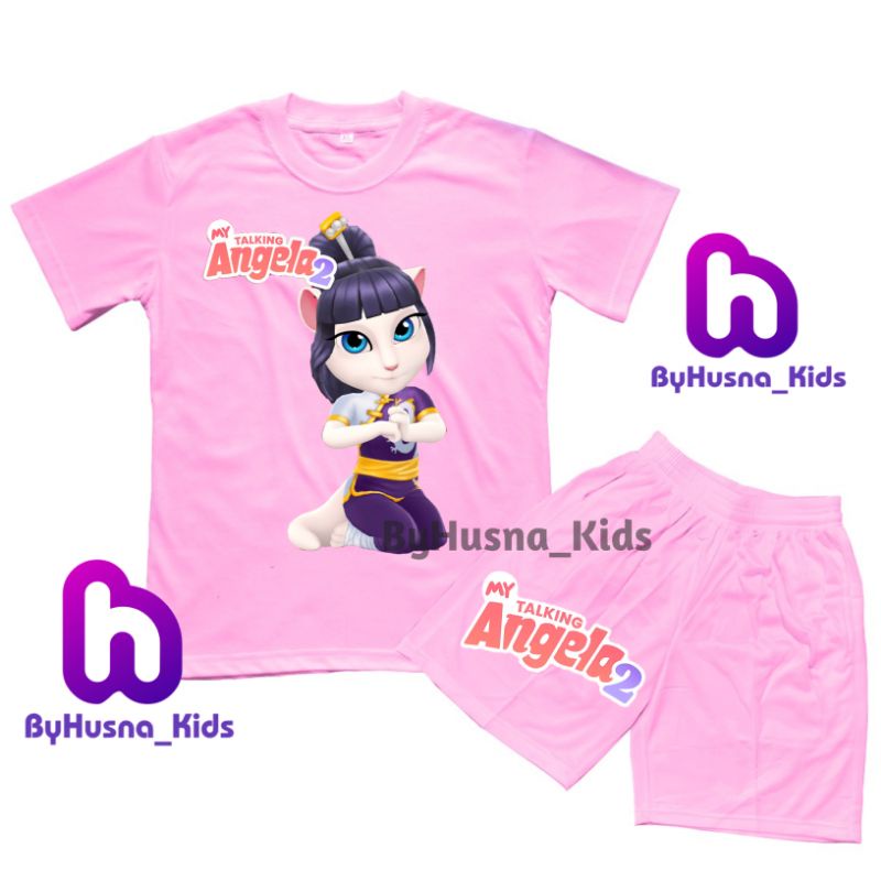 SETELAN MY TALKING ANGELA  BAJU ANAK KAOS ANAK TALKING TOM HEROES TALKING TOM AND FRIENDS ATASAN ANA