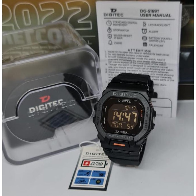 Promo JAM TANGAN PRIA DIGITEC DG 5169T DG-5169T DG5169 ORIGINAL Murah 1005