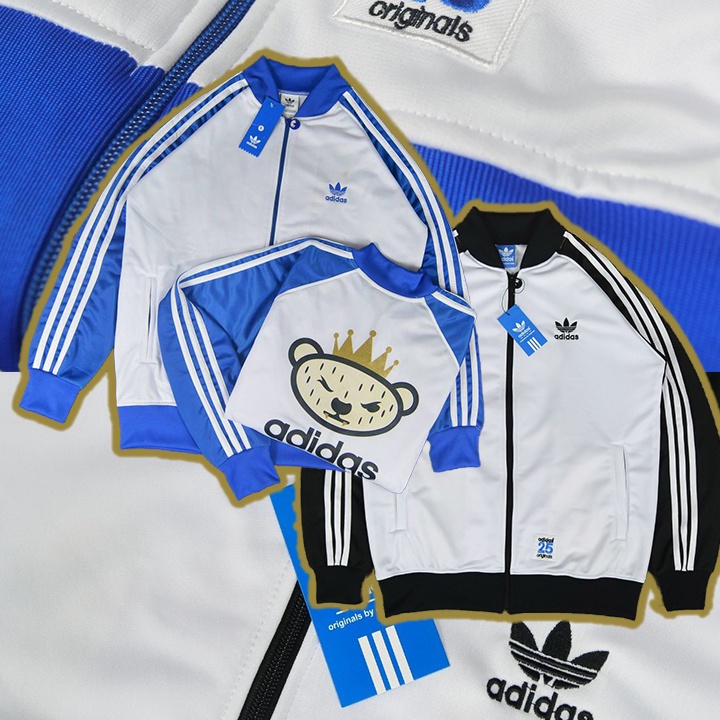 DRW354 JAKET TRACKTOP ADIDAS SUPERSTAR X NIGO BEAR Full Tag & Label UNISEX Terlaris <<>>