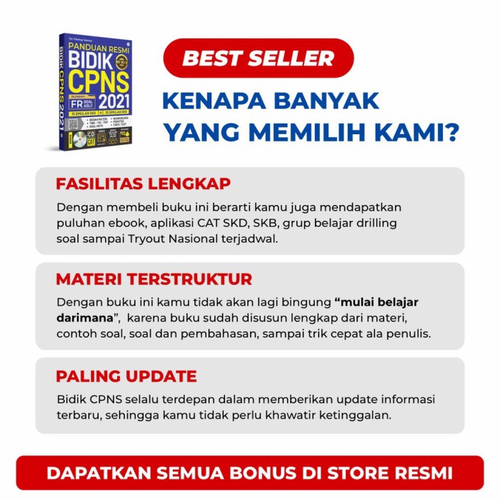 

NEW [Best Seller]Buku Bidik Lulus CPNS PPPK 2021 Original Terlaris