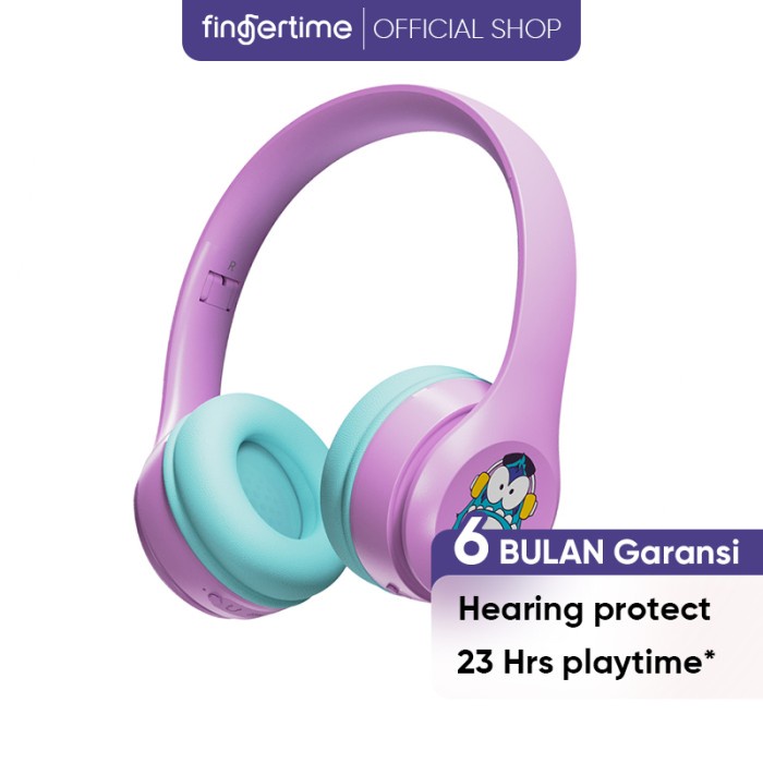 FINGERTIME HEADSET BLUETOOTH WIRELESS HEADPHONE EARPHONE KIDS BOBO 2