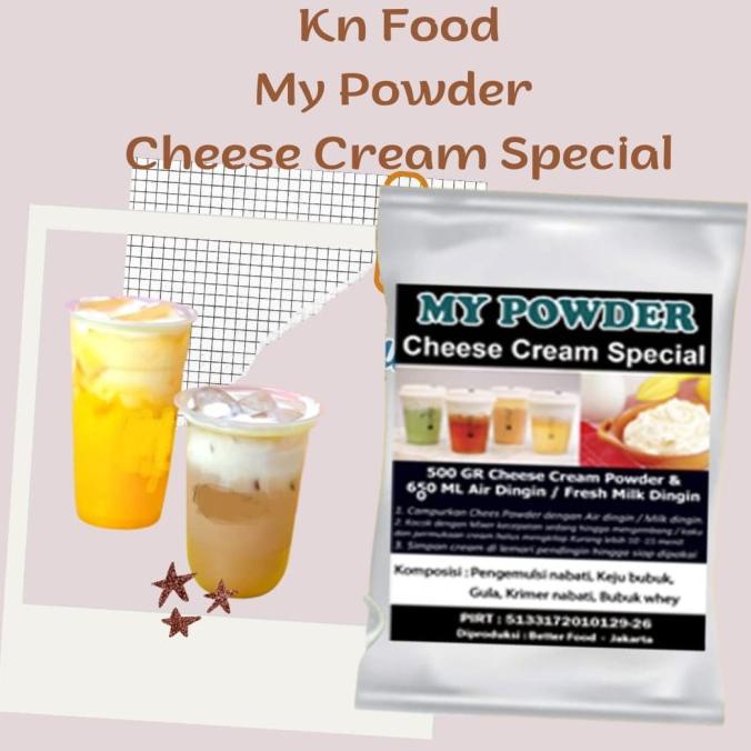 

Bubuk Cream Cheese Instan SPECIAL 1kg -Topping cream cheese tea Murah