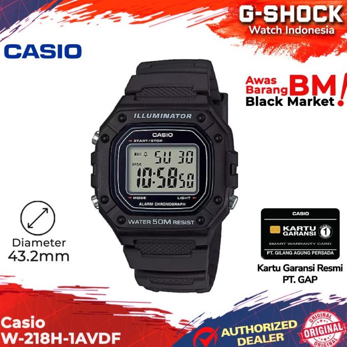 Casio General W-218H-1AVDF W-218H W-218 W218H W 218H