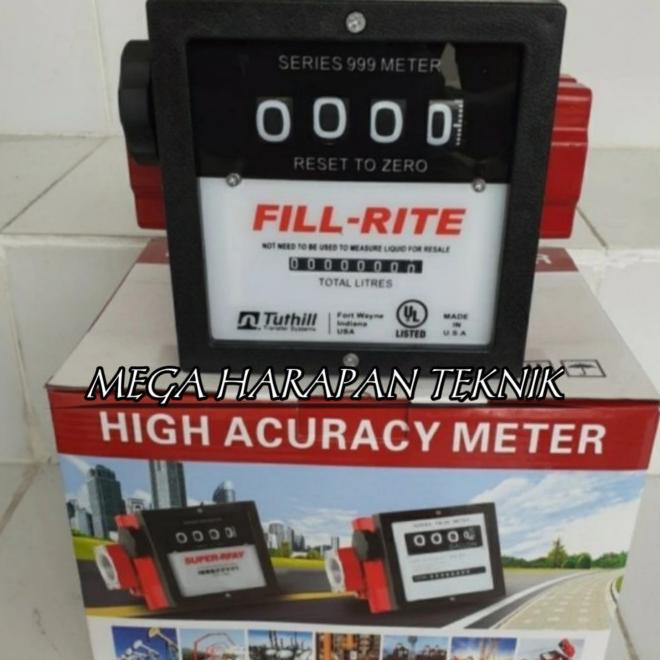 Flowmeter Fill Rite 1,5" 4 Digit Flow Meter Minyak /Solar Seri 901Cl