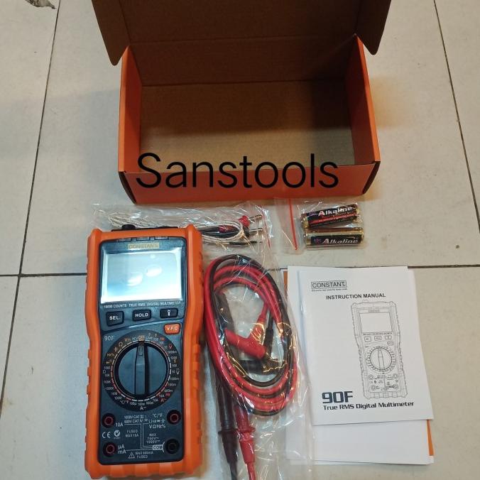 Constant 90F DMM digital multimeter proteksi varistor dan PTC 90 F