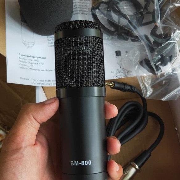 TERBARU Mic Recorder Condenser Laptop Karaoke Smule BM800 Microphone Condensor