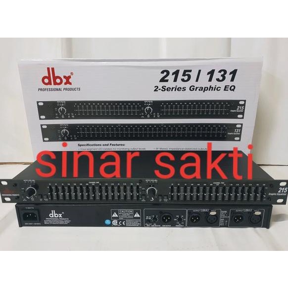 EQUALIZER DBX 215 PLUS SUBWOOFER DBX215 SUBWOOFER GRADE A