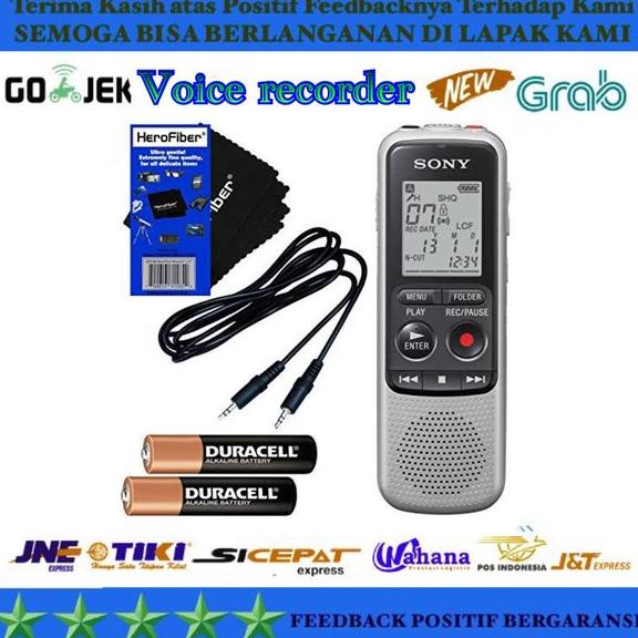 Murah  MAU SADAP SUARA Langsung Recor   Portable Sony ICD BX 140 4GB MP3 Digital Voice Recorder