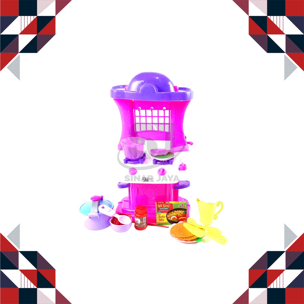 Mainan Anak Perempuan / Mainan Dapur Mewah DM966 SgToys