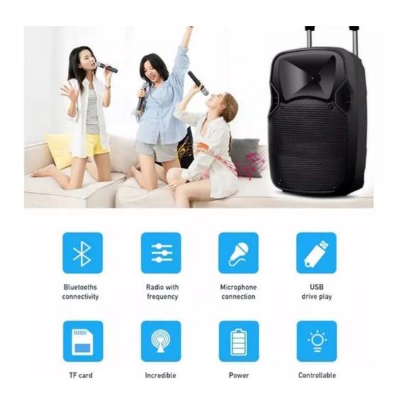 TERBARU Speaker Meeting Aiwa 12" Bluetooth