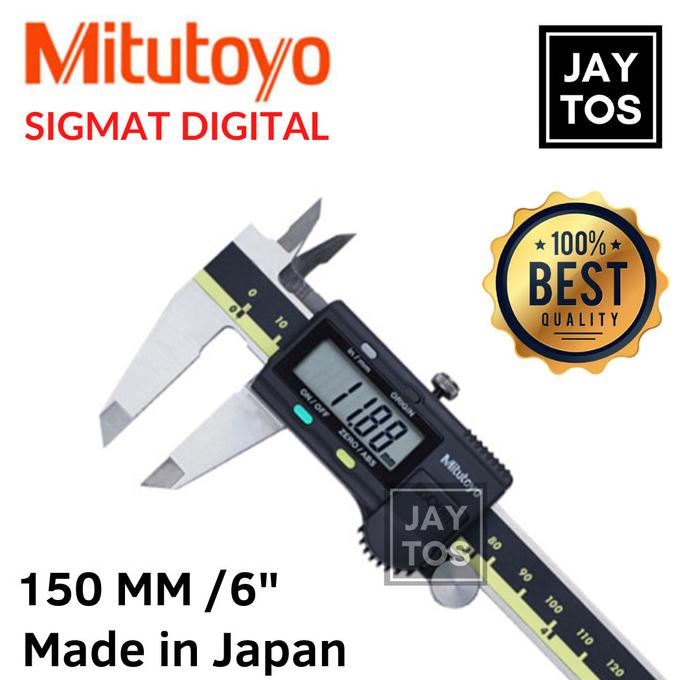 MITUTOYO SIGMAT DIGITAL / JANGKA SORONG DIGITAL 6" 150 MM Japan