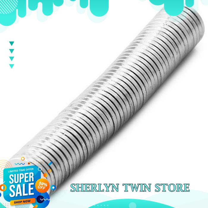 

POWERFUL NEODYMIUM MAGNET NDFEB N38 50PCS - SILVER TERMURAH !!