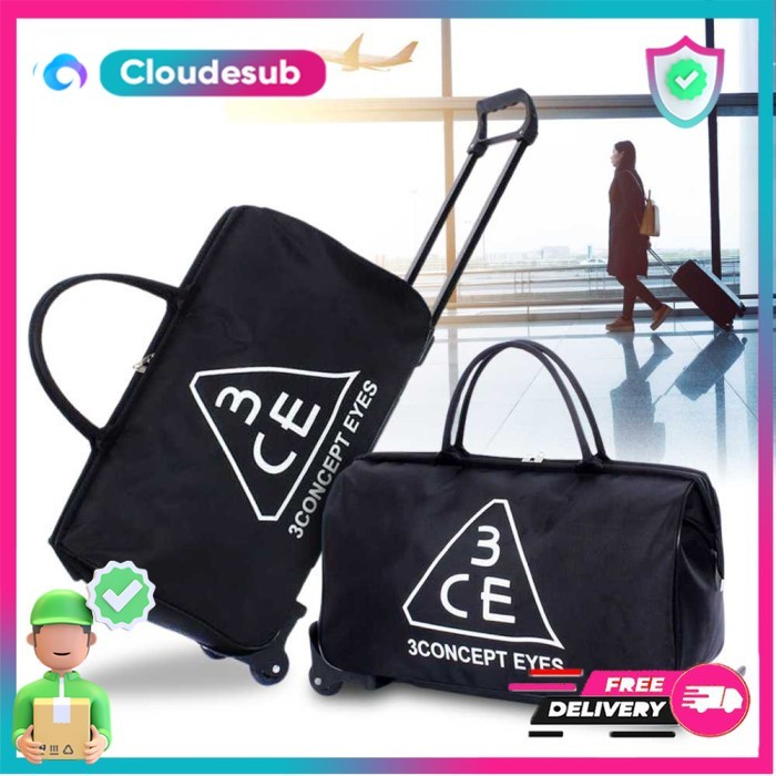 TRAVEL BAG TROLLEY TAS KOPER JINJING DENGAN RODA TROLI TRAVELING BAG