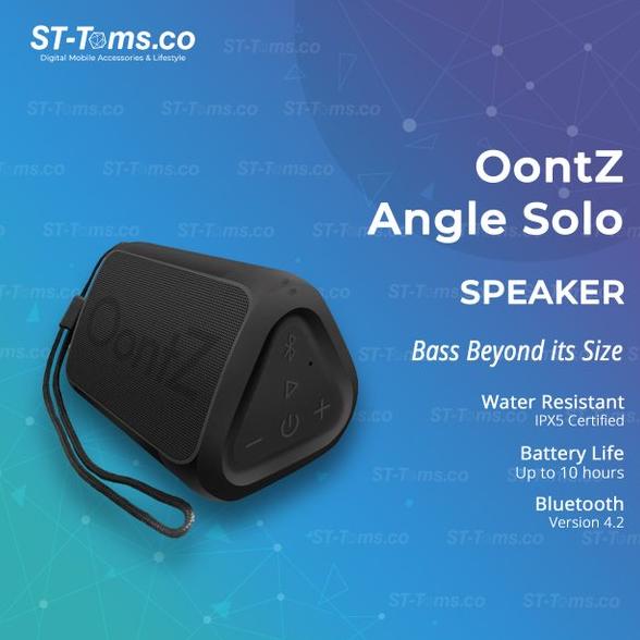OontZ Angle Solo Super Portable Bluetooth Speaker - Black