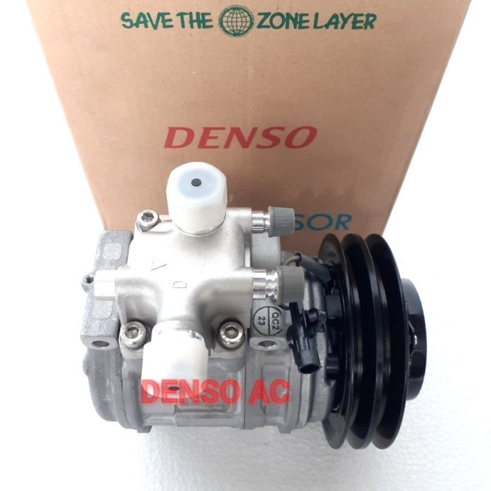 compressor kompresor ac mobil isuzu panther lengkap - merk : denso ori best