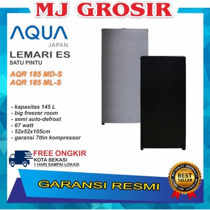 KULKAS AQUA JAPAN AQRD 181 LEMARI ES 1 PINTU AQRD181 AQRD 181
