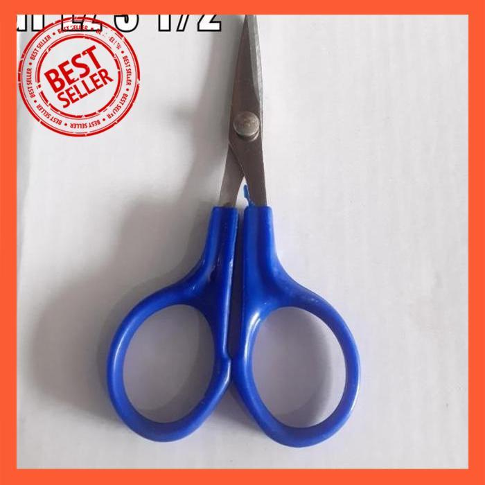 

GUNTING BORDIR KECIL UJUNG BENGKOK - BIRU 3,5 INCH | SGW